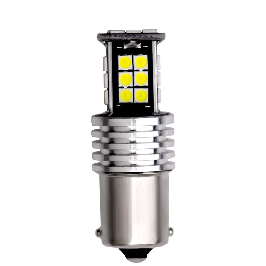 SOLAR  Свет-од  12V  T15  24 SMD 3030  21W   BA15S белый с обманкой