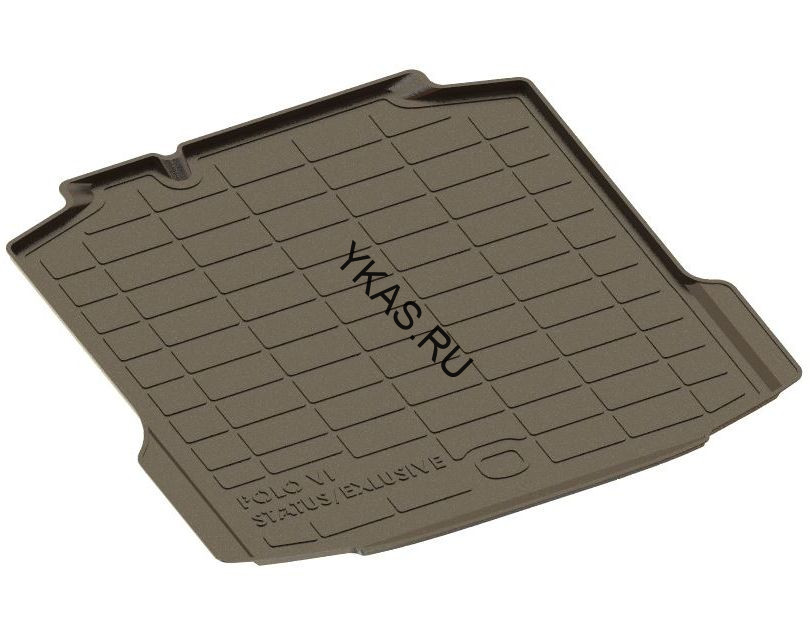 Коврик багажн.  Volkswagen Polo V SD Status / Exclusive (20-)   (РЕЗИНА)