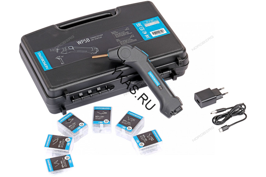 Аккумуляторный термостеплер для ремонта пластика NORDBERG WP5B