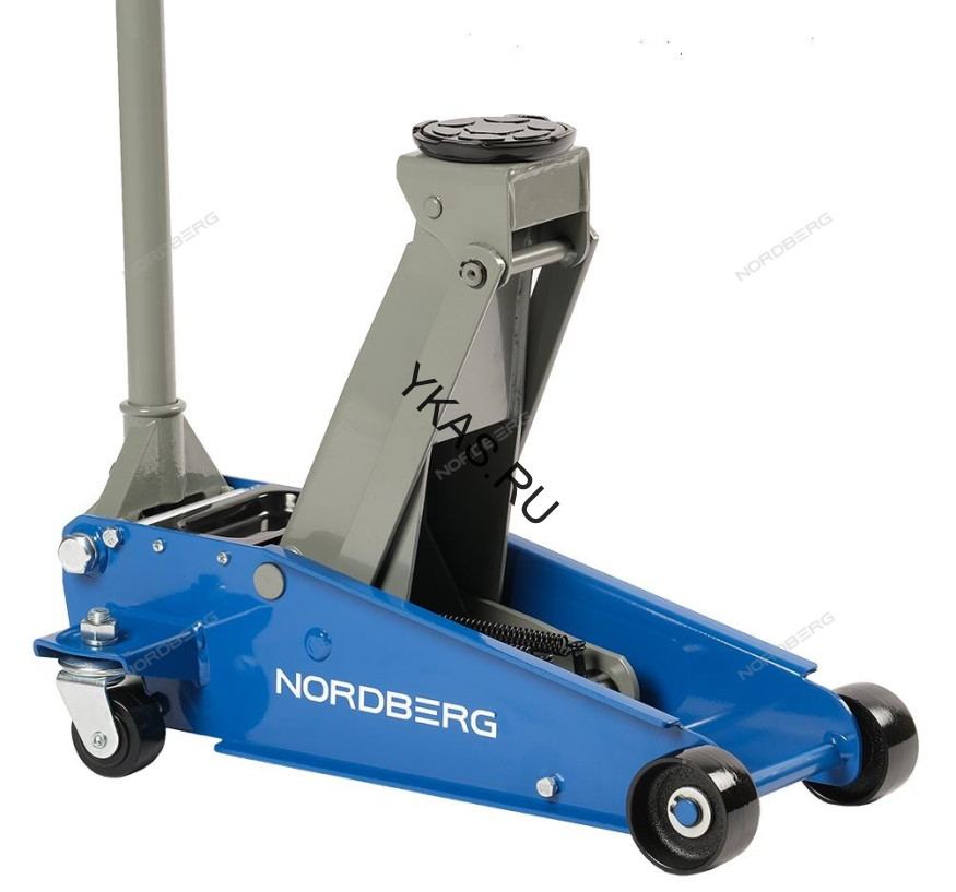 Домкрат подкатной NORDBERG N32030 с резиновой насадкой