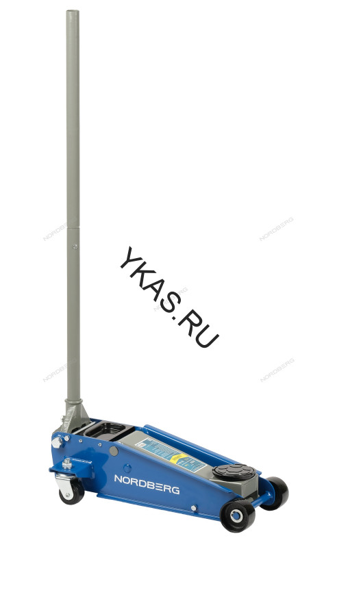 Домкрат подкатной NORDBERG N32030 с резиновой насадкой