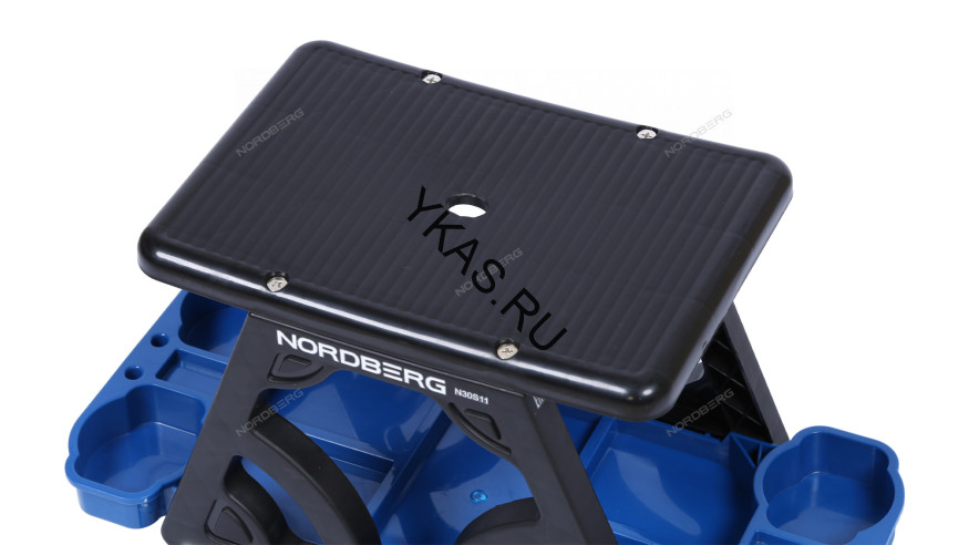 Сиденье ремонтное NORDBERG N30S11 на колесах, с лотком для инструмента