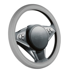 Оплетка на руль CF DAY - М, Серый/Серый (перфорация)