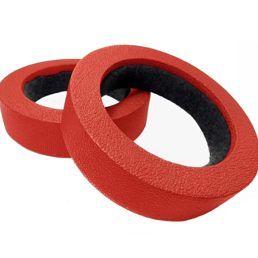 Подставки под колонки  ПОДИУМЫ  13" (плоский , высота 4см)  винил Красный  (2 шт.)