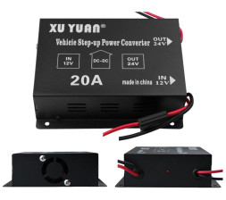 Преобраз. напряжения повышающий Carlife 12-24V 20A 240W