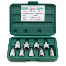 Инструмент HANS. Комплект E-Star и Star на 1/2" 9 предм.