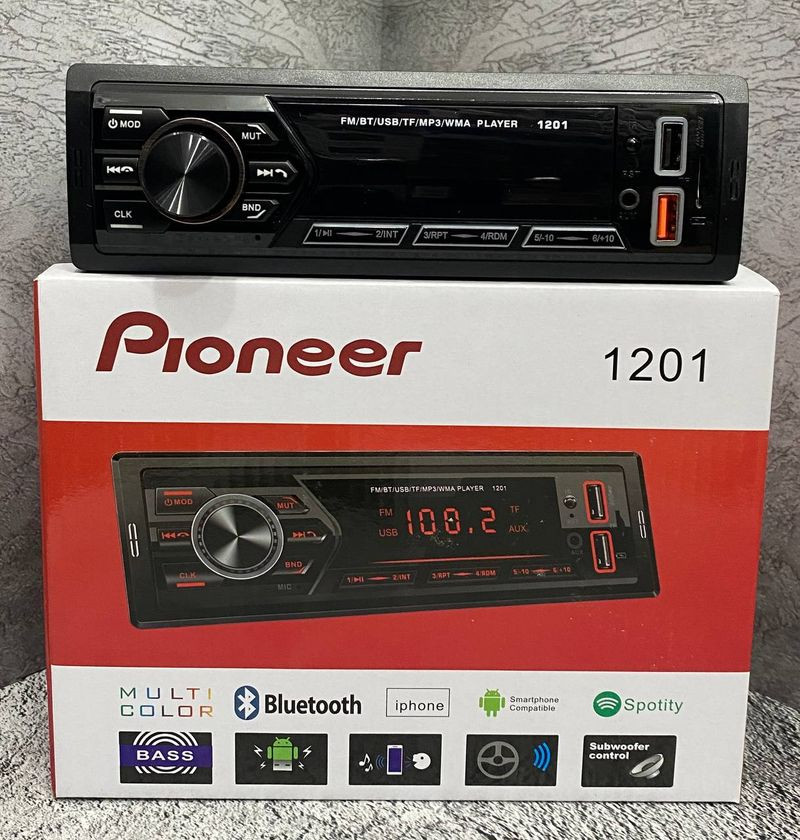 Автомагн.  Pioneer OK 1201 2USB/BT//FM/AUX