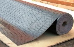 Ковер пола  Транслин с основой 10х1,85м  толщина 2,7мм  (на газель надо 3.2м) Серый