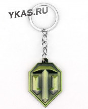 Брелок World of Tanks  (1 кольцо) логотип Бронза