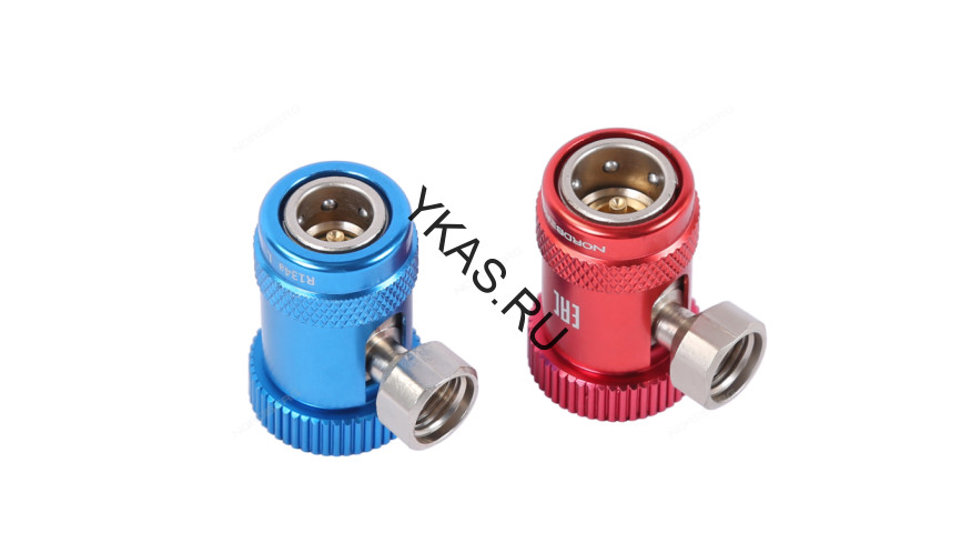 Комплект быстросъемная муфт высокого и низкого давления NORDBERG NFA7L для фреона R134a