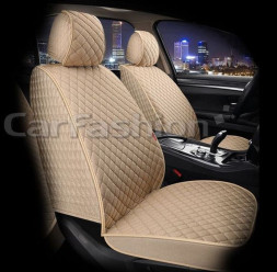 Накидки Фронт   «LINEN CUBE FRONT»   Бежевый/Бежевый (лён/усиленная боковая утягивающая резинка)