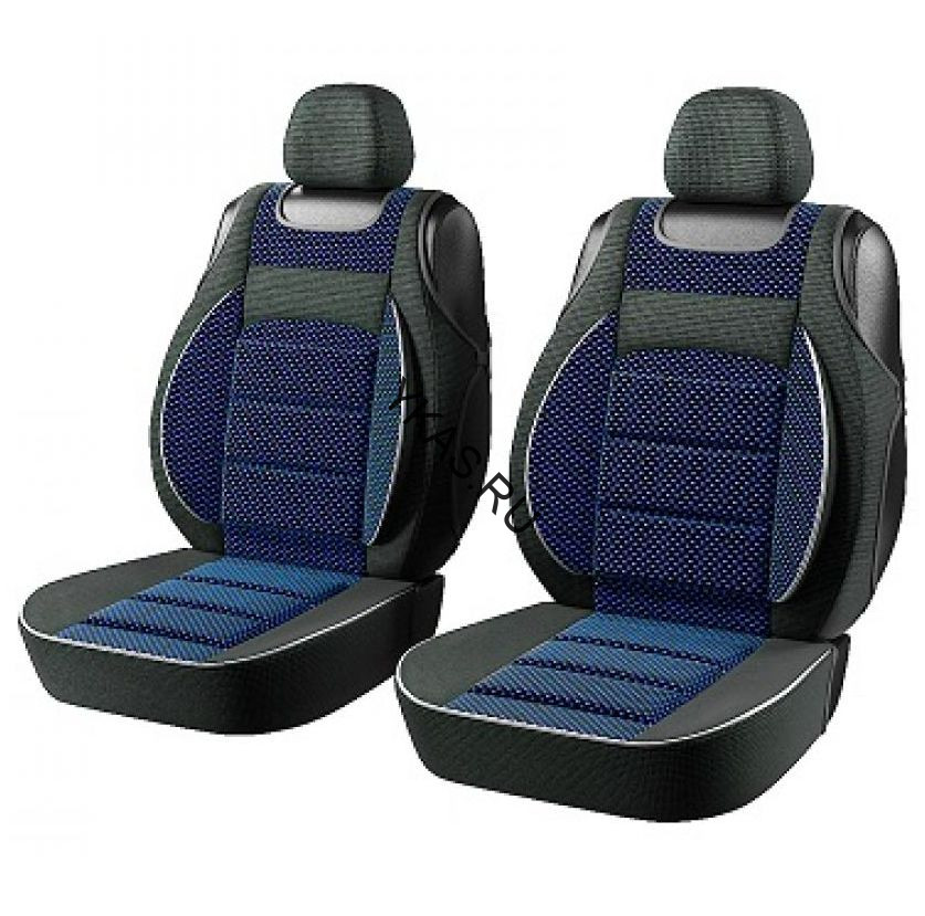 Майки на передние сиденья  "PILOT B"  1+1 ECO жаккард синий