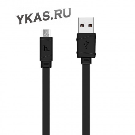 Кабель HOCO  USB - micro USB (1м)  черный X5