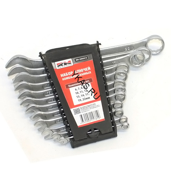 RedMark Набор ключей комбинированных 12 шт. (кт.) (6,7,8,9,10,11,12,13,14, 17,19,22  мм)
