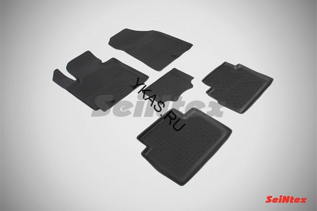 Коврики резиновые   KIA Soul  II 2013-2020г. БОРТ