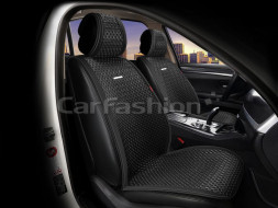 Накидки Фронт «BREEZE FRONT» Чёрный/Чёрный/Чёрный (искусственный шёлк/экокожа)