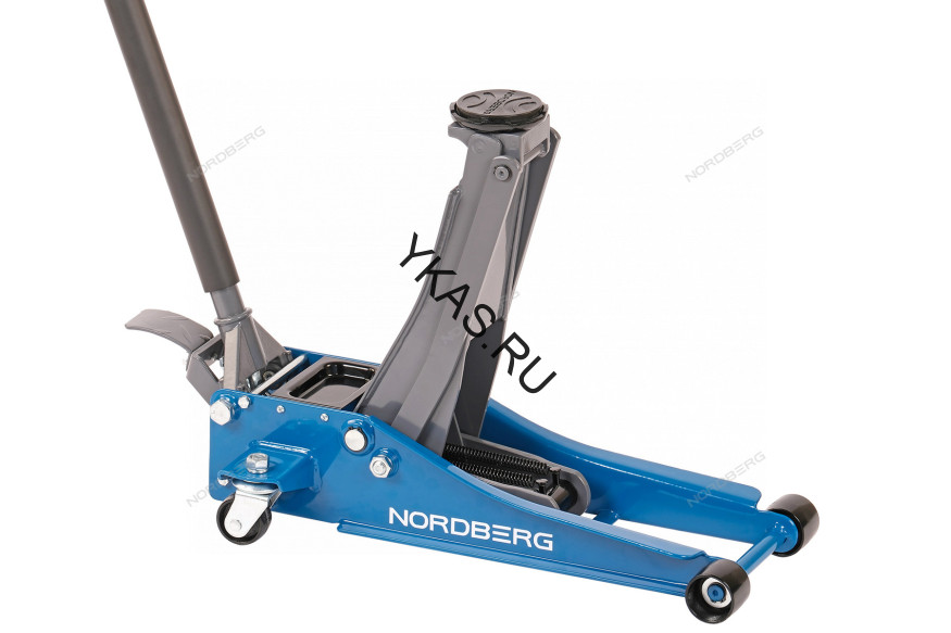 Домкрат подкатной NORDBERG N32032 cо сверхнизким подхватом и педалью