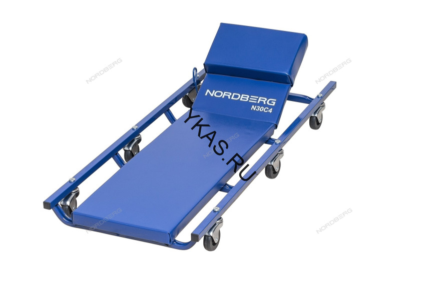 Лежак подкатной NORDBERG N30C4 с регулируемым подголовником 