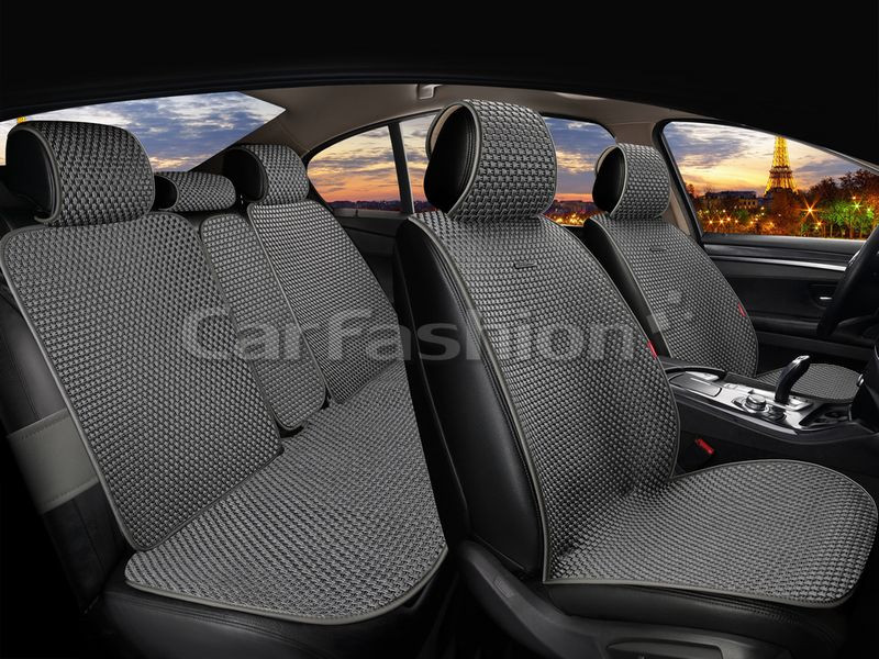 Комплект Накидок   «KANT PLUS»  Т.Серый  (искусственный шёлк)