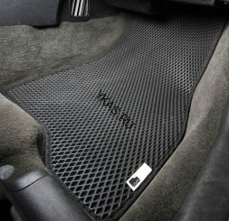 Коврики Toyota Land Cruiser 120 /GX470  2002-2009г.  основа черная, кант черный  EVA