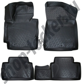 Коврики резиновые   KIA Soul  II 2013-2020г. тэп.