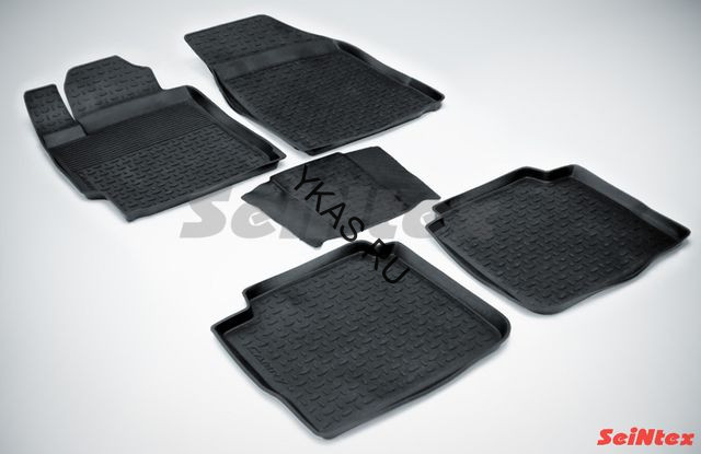 Коврики резиновые   Toyota Camry V40 2006-2011г.  БОРТ