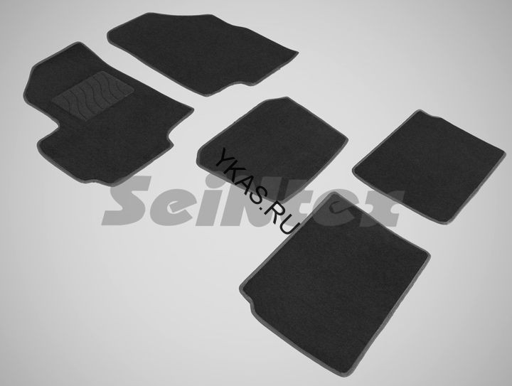 Коврики текстильн. CHERY TIGGO c 2014г-  /компл.4шт./осн.резин./  LUX