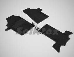 Коврики текстильн. Mercedes-Benz Viano 2010-2014г. /компл. c 3-х частей /осн.резин./ LUX
