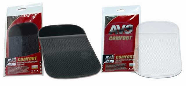 Коврик антискольз. на торпедо  AVS NP-002  Nano 15x9см  Прозрачный