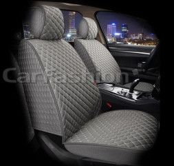 Накидки Фронт   «LINEN CUBE FRONT»   Т.Серый/Св.Серый (лён/усиленная боковая утягивающая резинка)