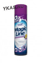 Magic Line Активный пенный очиститель туалета и керамики 650мл аэрозоль