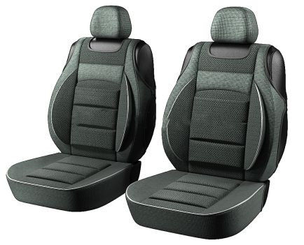 Майки на передние сиденья  "PILOT B"  ECO жаккард светло-серый