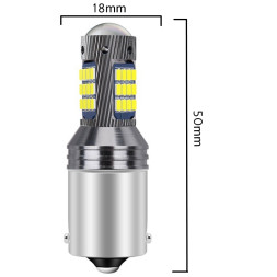 SOLAR  Свет-од  12V  T15  42 SMD 2016   BA15S белый