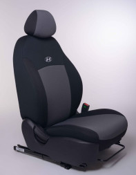 Авточехлы Renault Duster №3 (раздельная, c Airbag / 5 подголов.) с 2011г- (жаккард + кож.зам.)