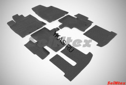 Коврики резиновые   Nissan Pathfinder IV c 2012г./ NAVARA c 2012г.-  БОРТ