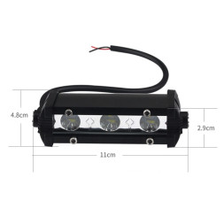 Фара Off Road дальний свет 3 SMD 3030 , 9W, (110х25х48мм)