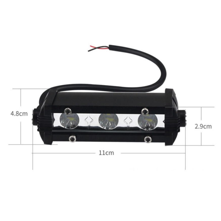 Фара Off Road  дальний свет  3 SMD 3030 , 9W, (110х25х48мм)
