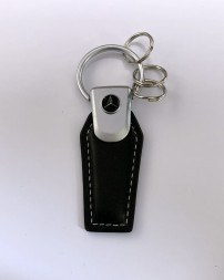 Брелок кожа трапеция MERCEDES Черный