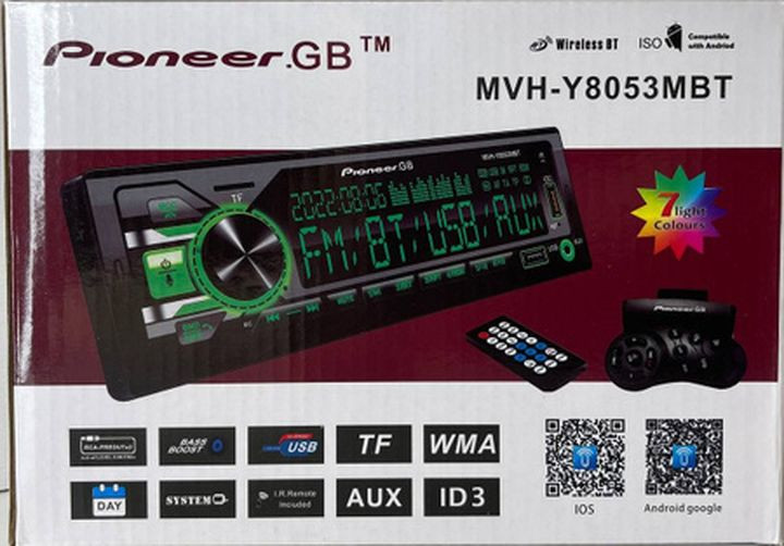 Автомагн.  Pioneer OK 8053 MBT 2USB/BT//FM/AUX