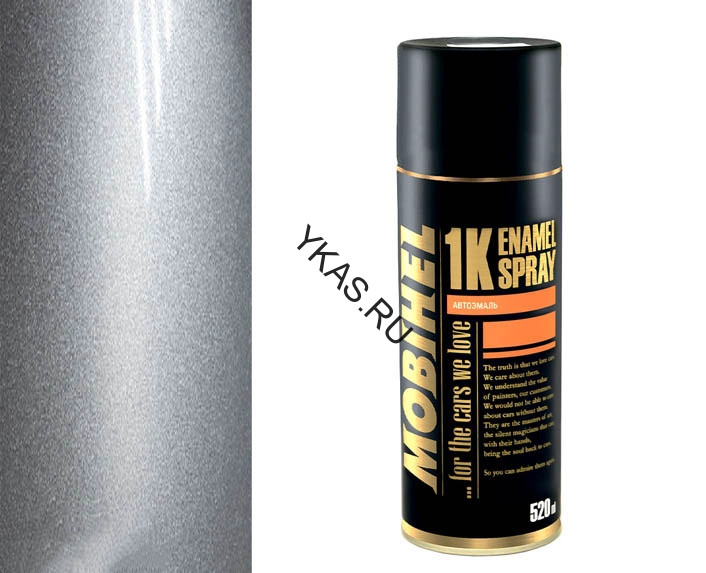 Mobihel  Эмаль базовая металлик Nissan Silver Ice (520мл)