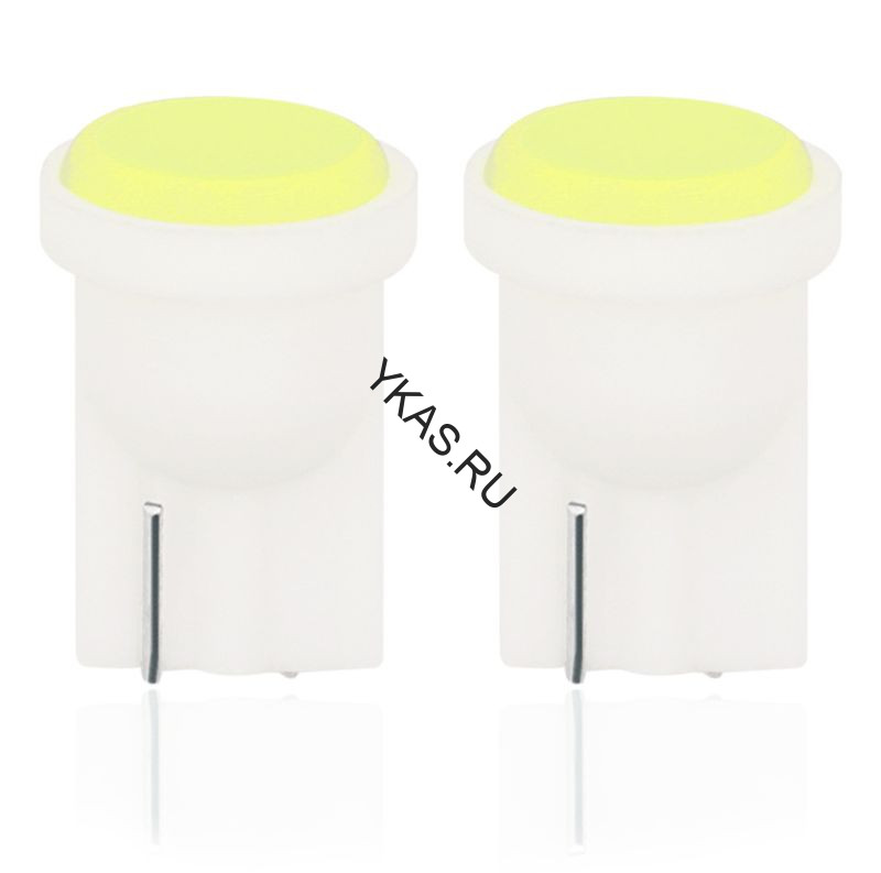 SOLAR  Свет-од  12V  T10 COB W5W  W2.1x9.5d  белый