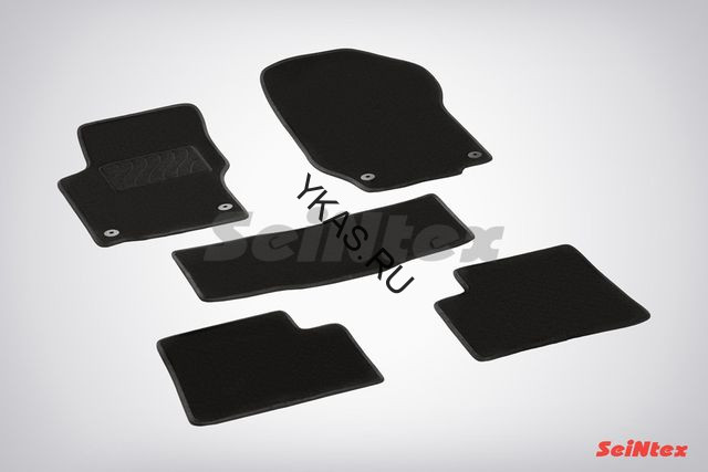 Коврики текстильн. Mercedes-Benz W164 (ML-Class)  2005-2012г.  /компл.5шт./осн.резин./ LUX