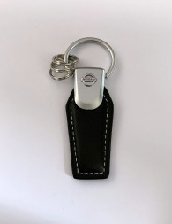 Брелок кожа трапеция NISSAN Черный