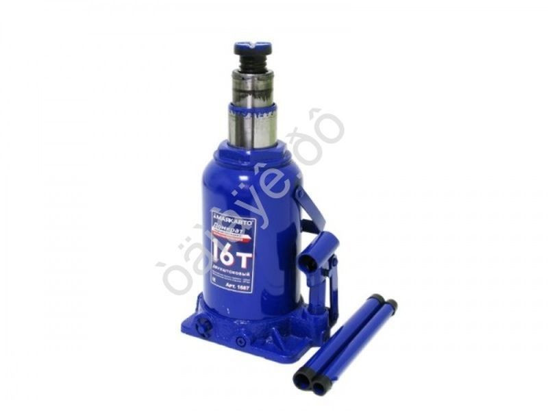 Домкрат гидравл. телескоп 16т. 2х-штоковый  подъем 233-553мм  "М5"