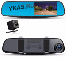 Видеорегистратор-зеркало  Protek M550 задняя камера работает как парктроник Full HD