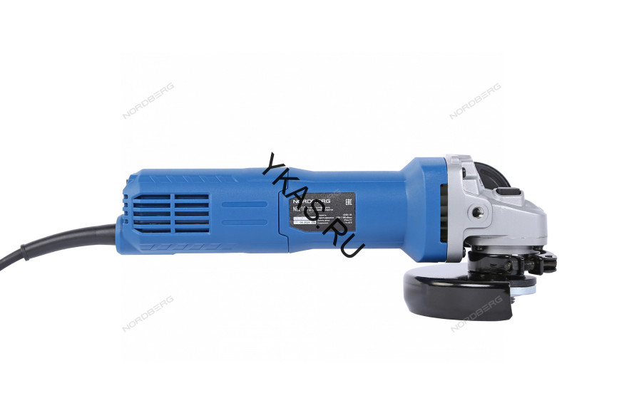 Угловая шлифмашина NORDBERG NE210 с регулировкой оборотов (125 мм, 1020 Вт)