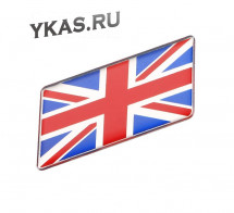 Наклейка 3D   флаг Великобритания (6,3x3см)