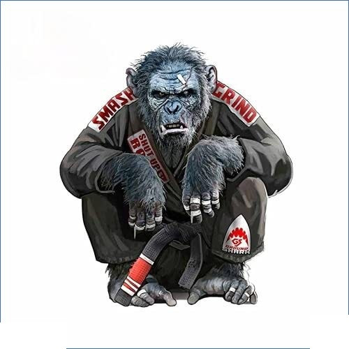 Наклейка Обезьяна  16*18см