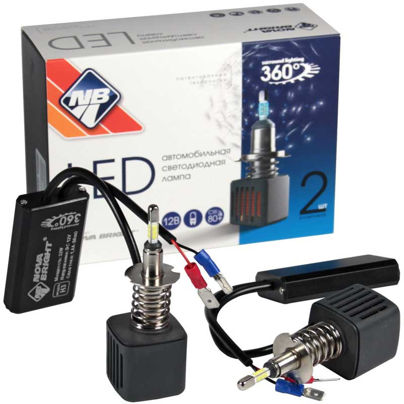 NB Cвет-од    H3  5000K  4400Lm  2шт. (LED SAMSUNG CERAMIC)