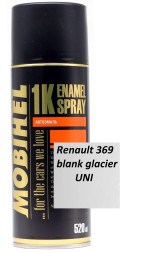Mobihel Эмаль базовая металлик Renault Blanc Glacier (520мл)